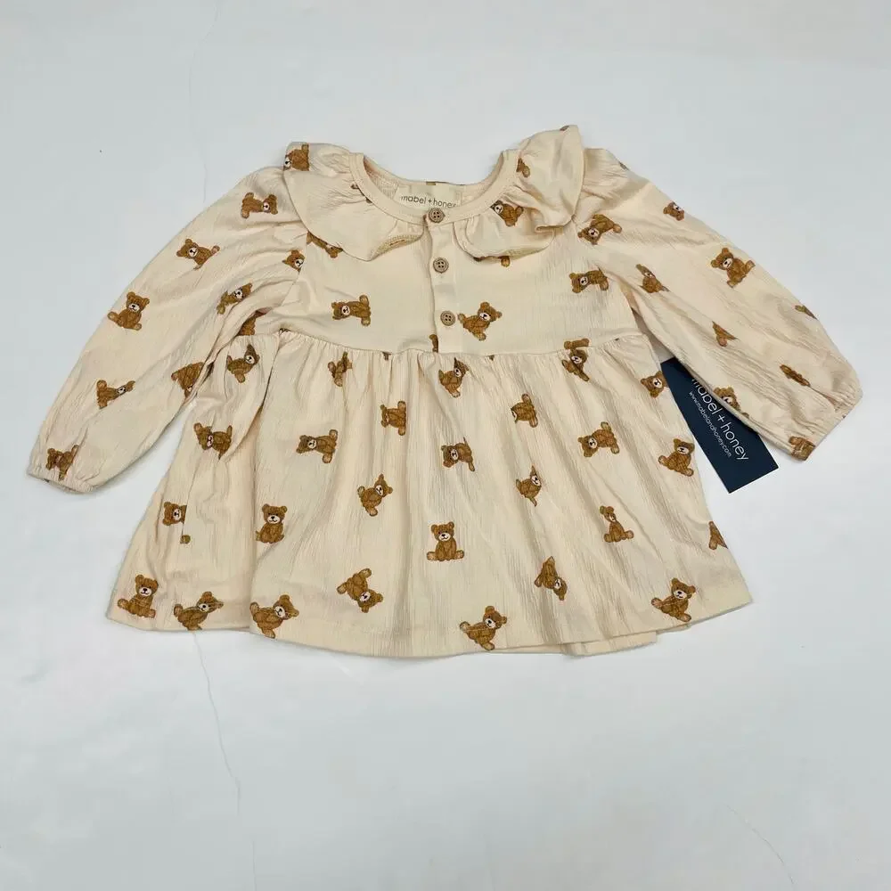 NWT Mabel + Honey 3T Beary Cute Knit Set